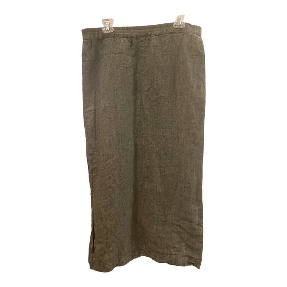 Eskandar Neiman Marcus Long Maxi Skirt Front Pockets Made in England Size 1 - Picture 2 of 9